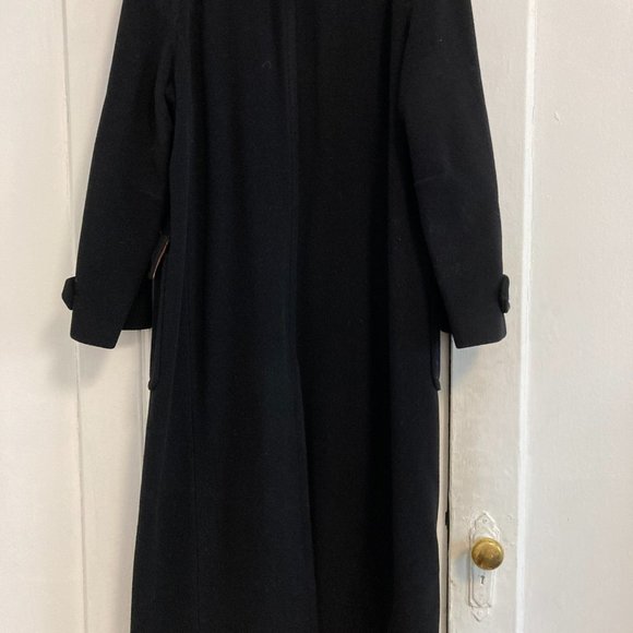 Accento by Marzotto black wool coat - Picture 2 of 7